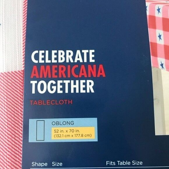 New! Patriotic Americana Stripes Stars Kitchen Table Linens Runner Napkins Set - Picture 6 of 13